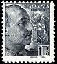 Spain 1939 Franco 1 PTS Blackboard Edifil 875